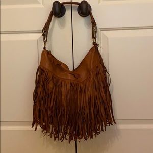 Frye Fringe Purse Handbag
